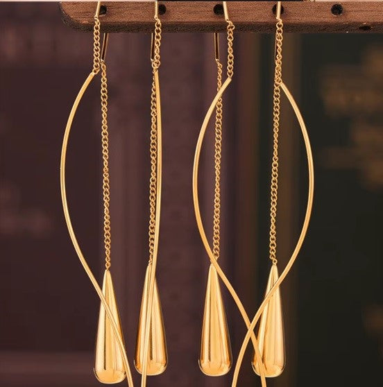 Aros"Cadena larga de goteo"