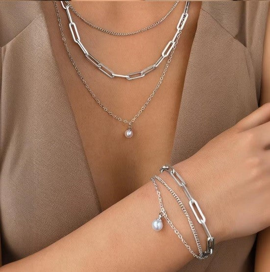 Conjunto "Cadena en capas"