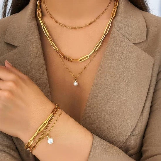 Conjunto "Cadena en capas"